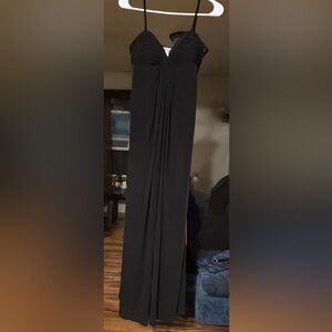 Black maxi dress